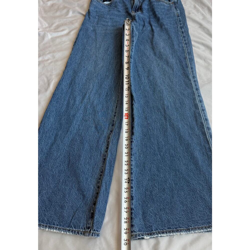 PacSun Lena Super Baggy Jeans Women's Size 25 Blue Wide Leg 100% Cotton Denim - Picture 10 of 14